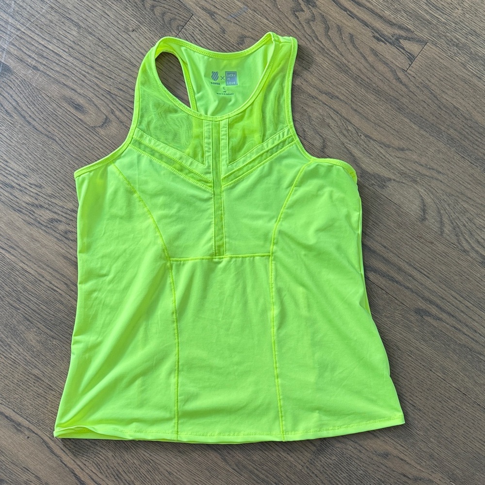 Lucky in Love x K-Swiss tennis tank top size large